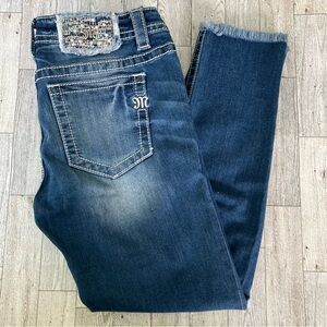 Miss Me Dark Ankle Skinny Jeans 30